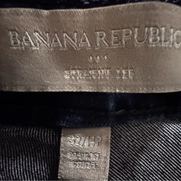 Banana Republic Straight Leg Jeans Women’s 14P Petite Dark Wash Stretch Denim - Picture 2 of 13